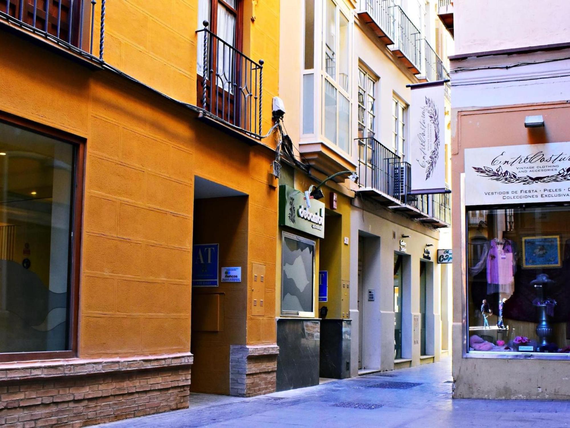 Esplendido Estudio En El Centro Historico De Malaga. Bagian luar foto