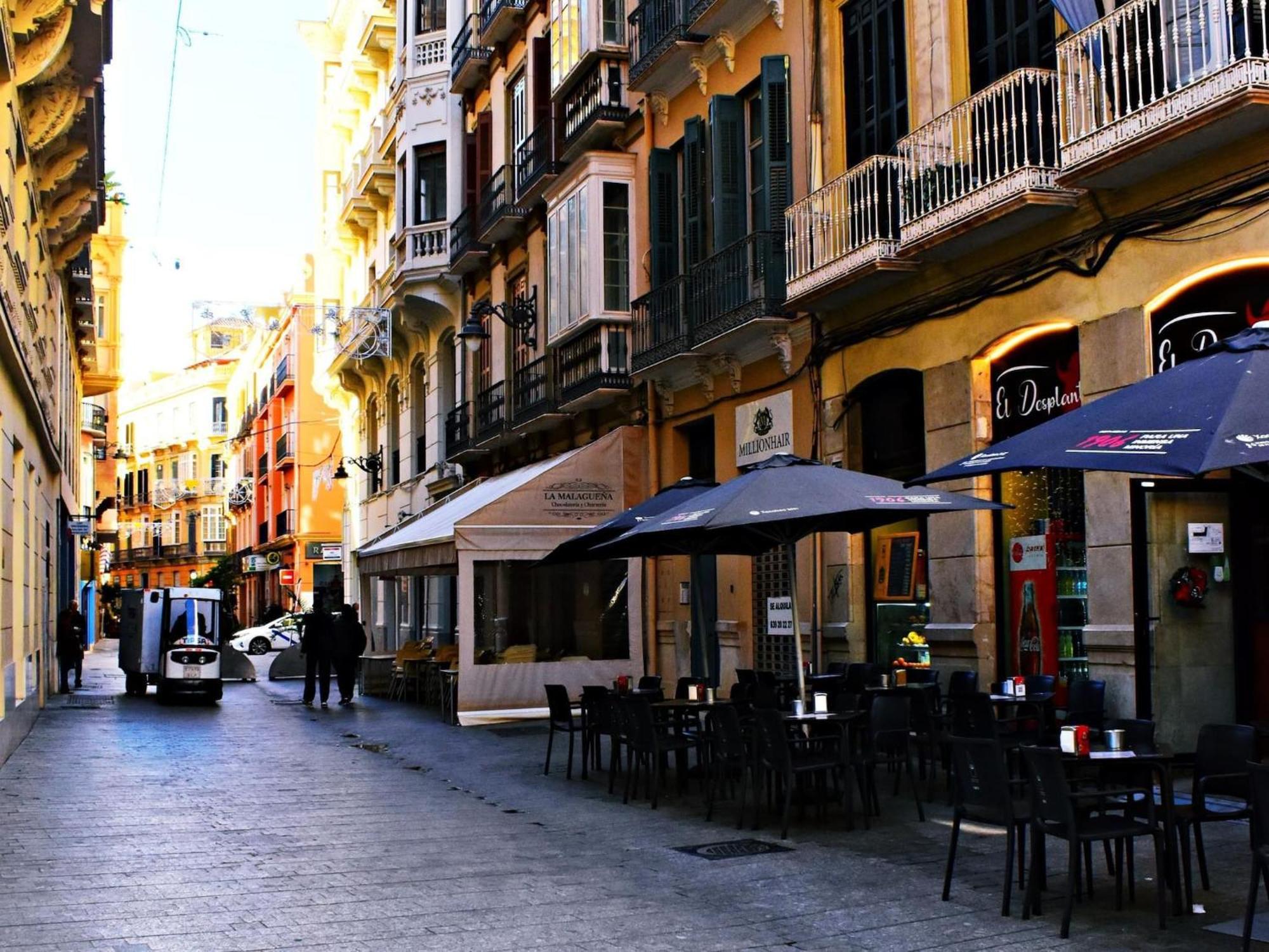 Esplendido Estudio En El Centro Historico De Malaga. Bagian luar foto